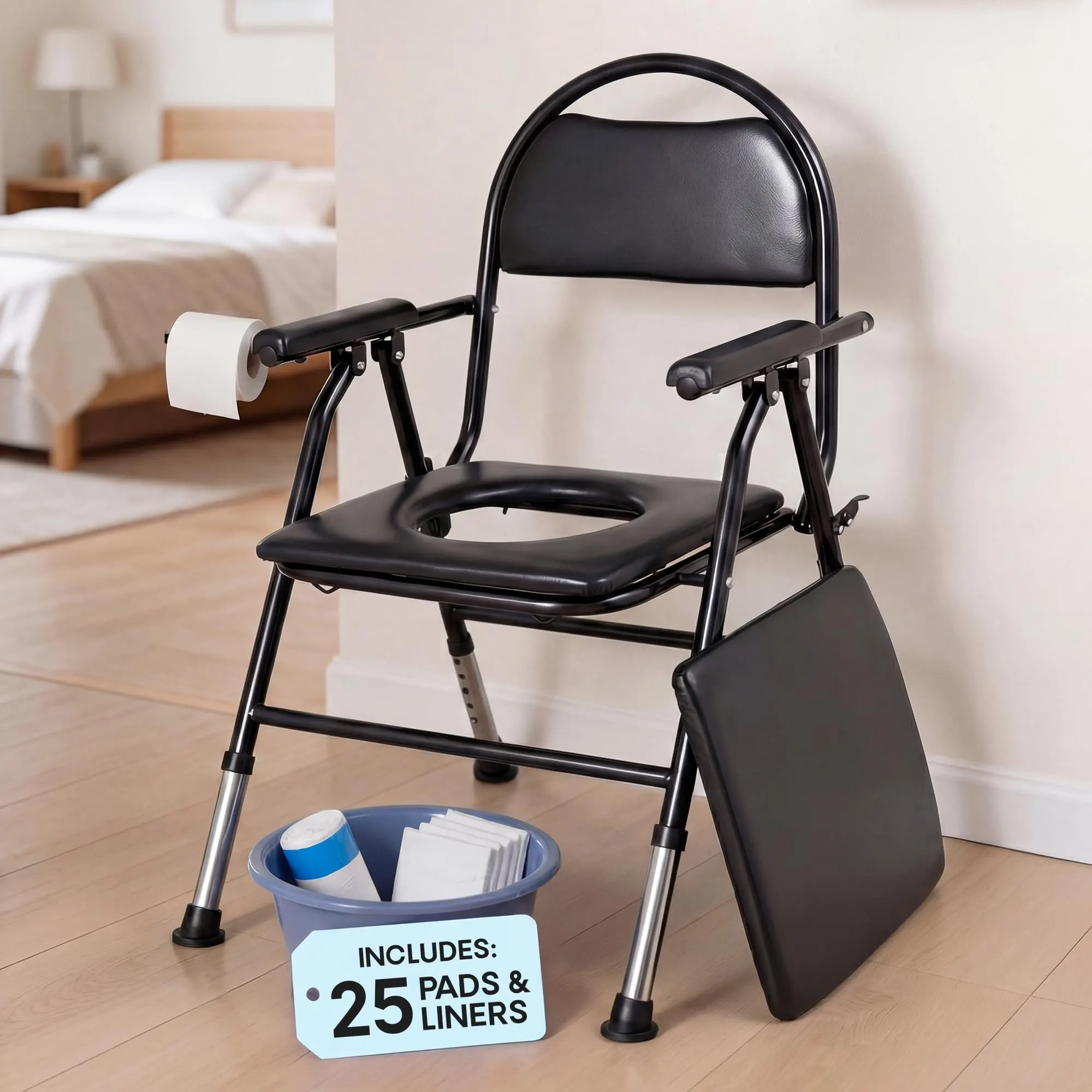 Folding Commode Chair
